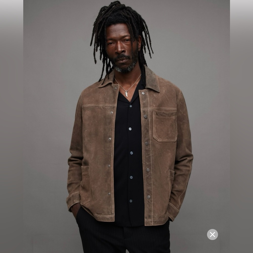 New Link Waxed Suede Jacket